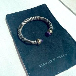 David Yurman Cable Collection Bracelet - amethyst